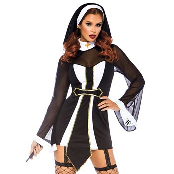 Verleidelijke Kloosterzuster Halloween kostuum