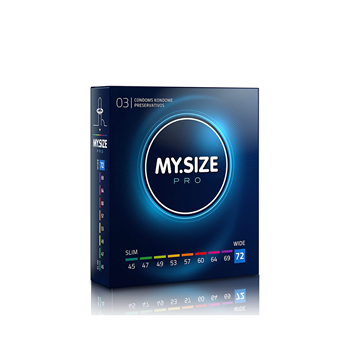 My.Size - Pro Maat 72 - XL condooms (3 stuks)
