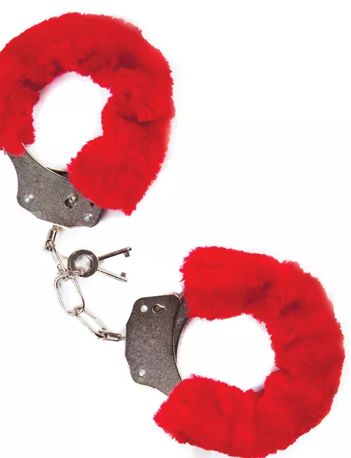 mai-no.38-metal-furry-handcuffs-red