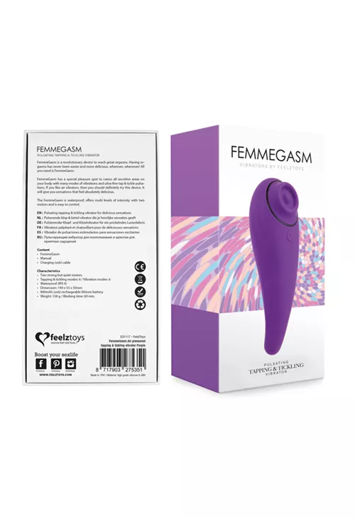 FeelzToys - FemmeGasm Tikkende & Kietelende Vibrator