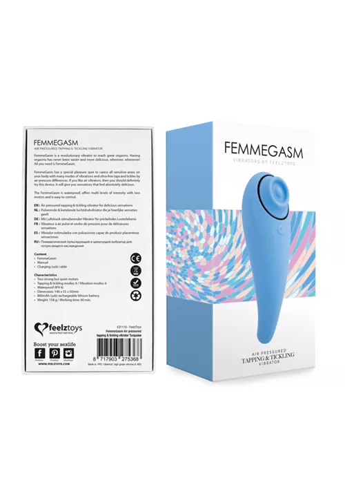 FeelzToys - FemmeGasm Tikkende & Kietelende Vibrator