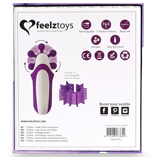 Feelztoys - Clitella Oral Clitorale Stimulator Paars