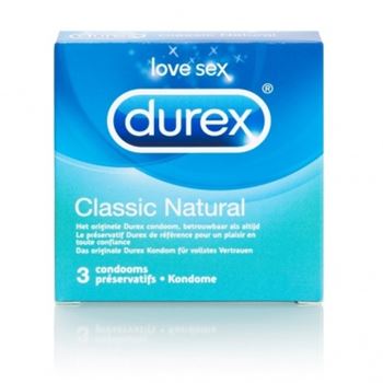 Durex classic condooms  (3 stuks)