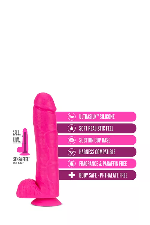 neo-elite-11inch-with-balls-cock-neon-pink