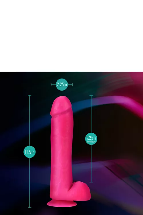 neo-elite-11inch-with-balls-cock-neon-pink