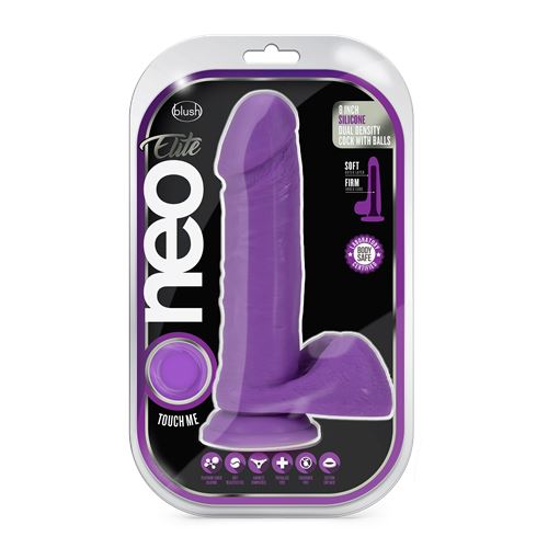 neo-elite-8inch-cock-with-balls-neon-purple