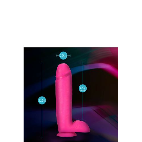 neo-elite-10inch-cock-with-balls-neon-pink