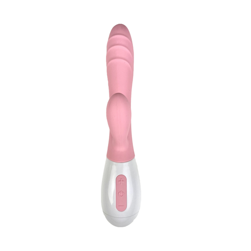 willie toys duo vibrator roze vooraanzicht