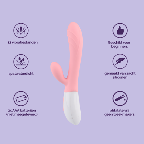 Willie Toys duo vibrator clitoris pakket eigenschappen
