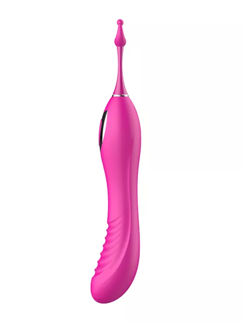 Willie Toys - Dubbelzijdige clitoris vibrator + extra opzetstuk zijkant opzetstuk 1