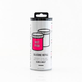 Siliconen refill (Neon roze)