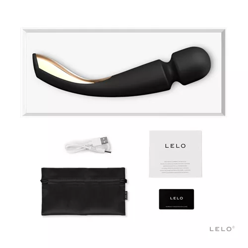 Lelo Smart Wand 2 Large zwart verpakking open