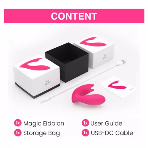 Magic Motion - Eidolon Smart Wearable Dual Motor Vibrator inhoud verpakking