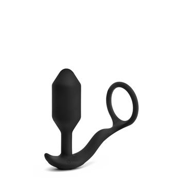 Vibrating Snug & Tug - Vibrerende verzwaarde anaalplug met cockring
