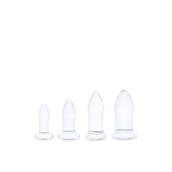 b-Vibe 4-delige set glazen anaal dilators
