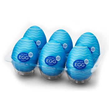Egg Wavy II Cool Edition  - Aftrek eitjes - 6 stuks