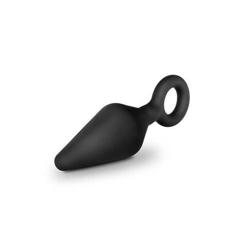 anal-adventures-platinum-silicone-loop-plug-large-black