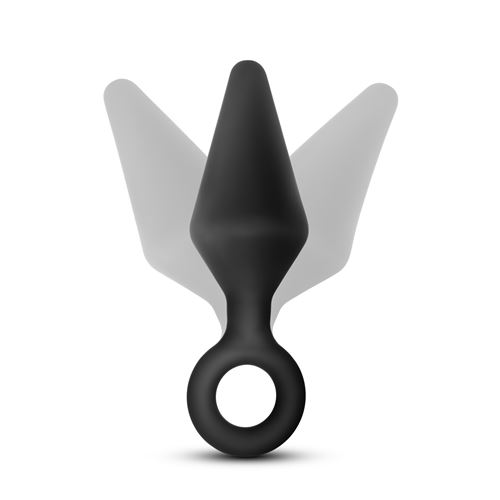 anal-adventures-platinum-silicone-loop-plug-medium-black