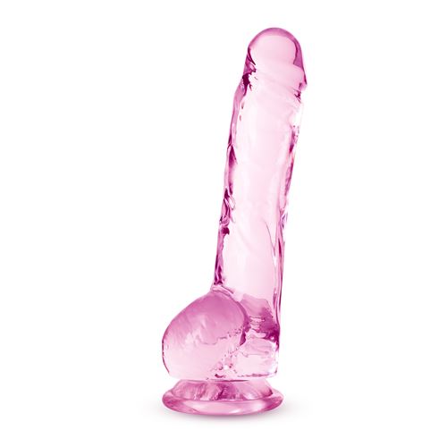 naturally-yours-8crystalline-dildo-rose