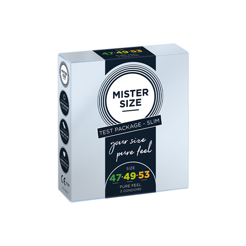 Mister Size Paspakket 47-49-53mm condooms