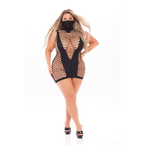 masquerade-dress-with-mask-black-plus-size
