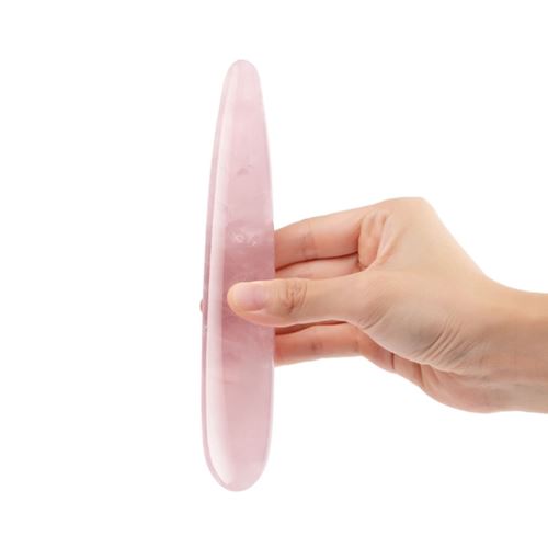 Le Wand Crystal Slim Wand - Kristallen dildo met afneembare siliconen ring
