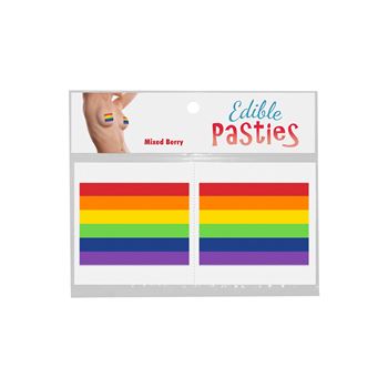 Eetbare Pride Vlag - Tepelstickers (Multi color)