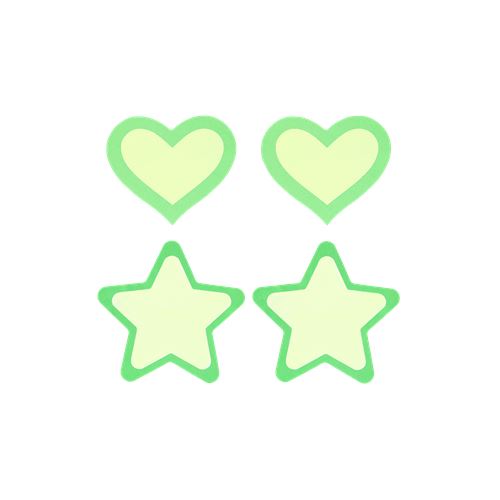 peekaboo-pasties-green-glow-in-the-dark-hearts-and-stars