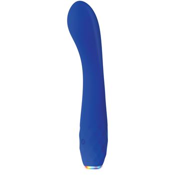 Rainbow G - G-spot vibrator met lichtdisplay (Blauw)