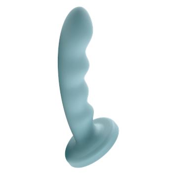 Sage - Dildo met zuignap - 21 cm (Blauw)