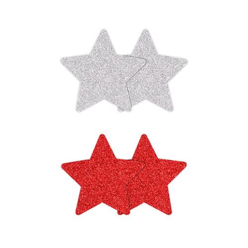 pretty-pasties-glitter-stars-red-silver-2-pair