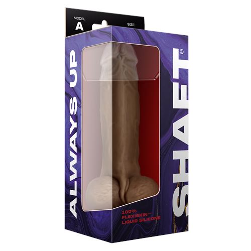 shaft-model-a-9.5-inch-liquid-silicone-dong-with-balls-oak