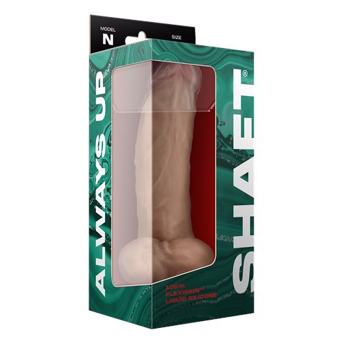 shaft-model-n-9.5-inch-liquid-silicone-dong-with-balls-pine