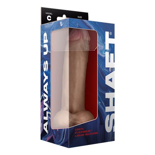 shaft-model-c-9.5-inch-liquid-silicone-dong-with-balls-pine