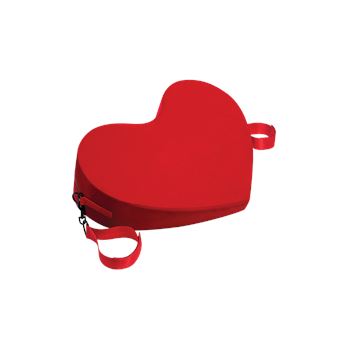 Whipsmart - Love Cushion - Hartvormig positiekussen (Rood)