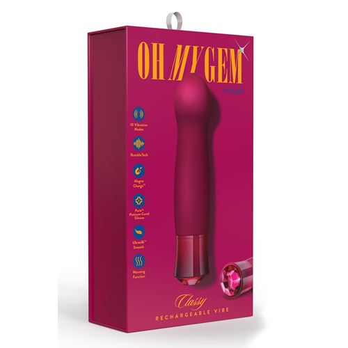 Oh My Gem - Classy Garnet - Verwarmende vibrator
