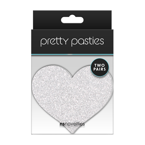 Pretty-Pasties-2-paar-tepelstickers-glitterhart-rood/zilver