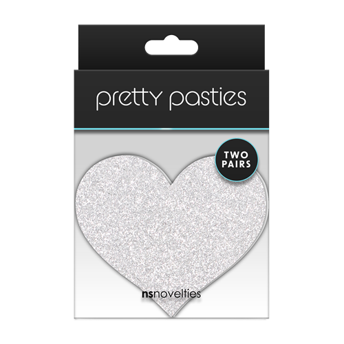 Pretty-Pasties-2-paar-tepelstickers-glitterhart-rood/zilver