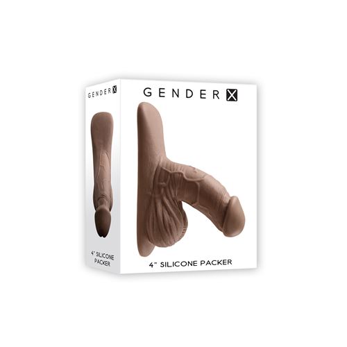 Gender X 4 Inch Silicone Packer Dark
