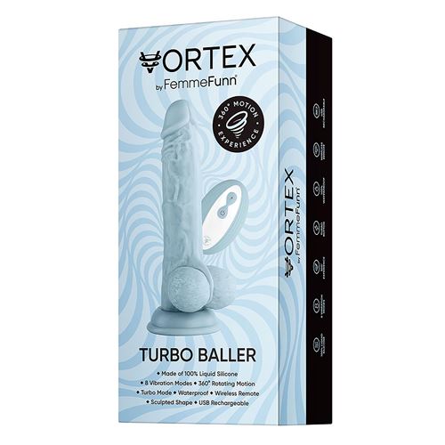 FemmeFunn - Vortex - Turbo Baller - Realistische vibrator met afstandsbediening