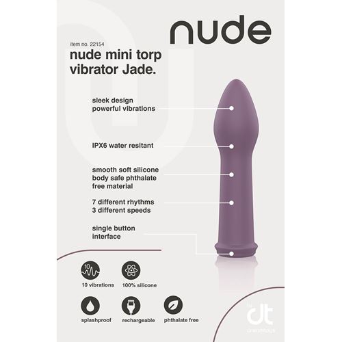 Nude - Jade - Minivibrator met torpedovorm