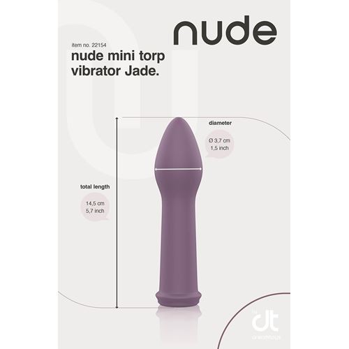 Nude - Jade - Minivibrator met torpedovorm