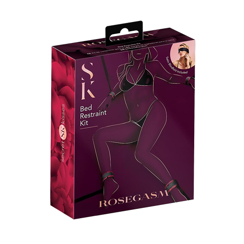 Secret Kisses Rosegasm Bed Restraint Kit