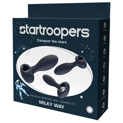 Startroopers - Milky Way 3-delige set vibrerende anaalplugs