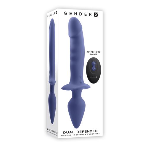 Gender X - Dual Defender - dubbelzijdige vibrator met afstandsbediening