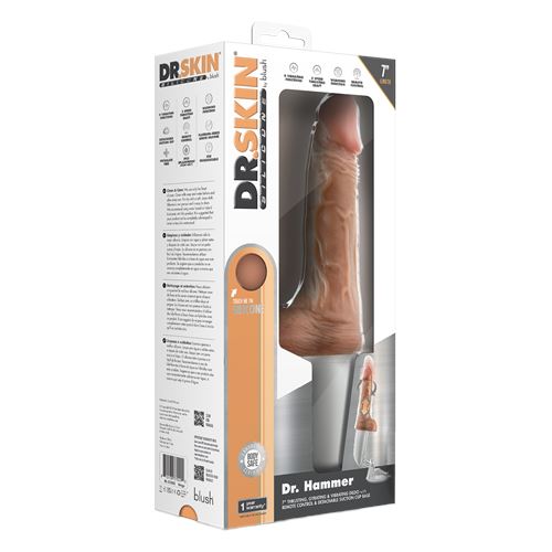 dr.-skin-silicone-dr.-hammer-7-inch-thrusting-dildo-with-handle-beige