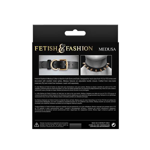 fetish-fashion-medusa-collar-black