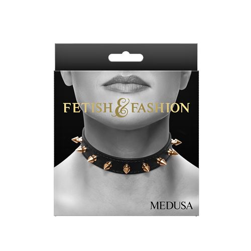 fetish-fashion-medusa-collar-black