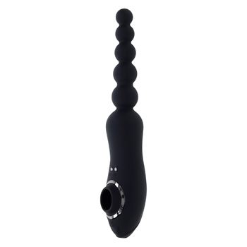 Let It Bead - Anaal- en clitorisvibrator (Zwart)