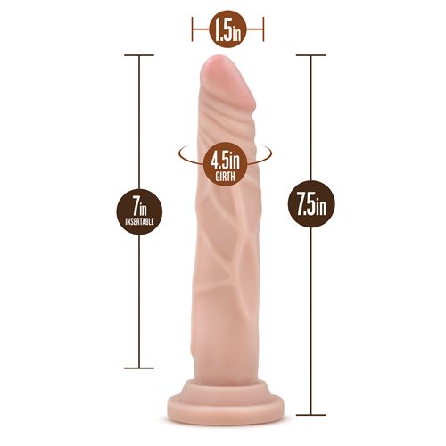 dr.-skin---realistische-dildo-met-zuignap---17-cm